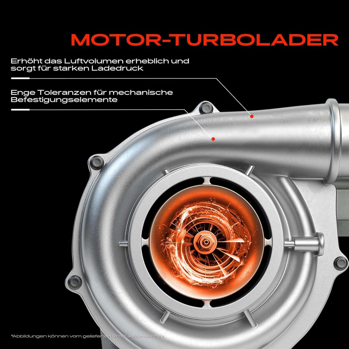 Turbinewiel – Uitlaatsysteem Wiel – Aandrijfwiel – Compressorwiel – Turbocompressor – Hittebestendig Metaal – Optimale Luchtstroom