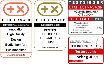Inductiekookplaat – Enkele Kookplaat – Kookplaat – Inductiekookplaat Compact – Keramische Kookplaat – Super Plat Design – Temperatuurnauwkeurige Sensor