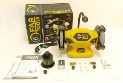 Fartools 110250 slijpmachine, 400 W, diameter 150 mm, diameter 2150, geel