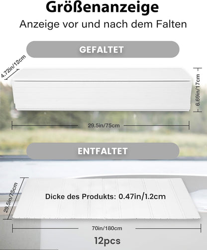 Badkuipafdekking Wit – Badhoes – Baddeksel – Afdekplaat – Isolatieplaat – 75 x 180 cm – 12 mm PVC, Tot 10 kg Belastbaar