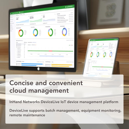 InHand Networks 5G IR624 industriële router VPN,double Wi-Fi-band,IoT WLAN-modem,Gigabit Ethernet-poort, Cloud managed,SIM ontgrendeld,IO-poort RS232+RS485,apparatuur M2M fotovoltaïsche netwerken