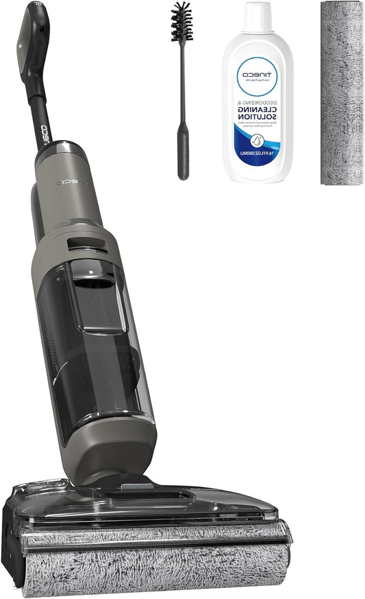 Dweilrobot – Robotstofzuiger – Dweilstofzuiger – Robotveger – Stofzuigrobot – Krachtige Zuigkracht 20 kPa – 180° Kantelbare Kop & 40 Min Draadloos Gebruik - QUORE