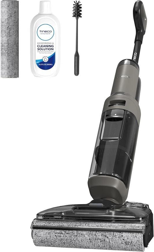 2-in-1 Vloerreiniger – Stofzuiger – Vloermop – Dweil- en Zuigapparaat – Schoonmaakmachine – Krachtige Zuigkracht 20.000 Pa – 180° Kantelbaar Met Zelfreiniging en Sneldrogen