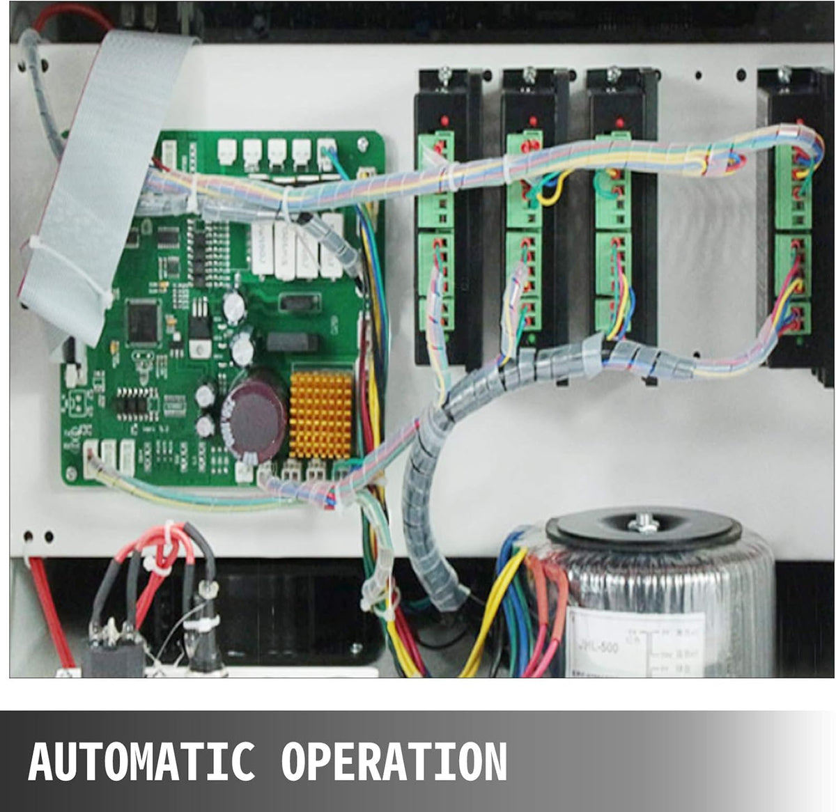 VEVOR Elektrische stripmachine, automatische stripmachine SWT508-JE Microcomputergestuurd LCD-display voor het verwerken van draden inclusief PVC/Teflon/siliconen kabels