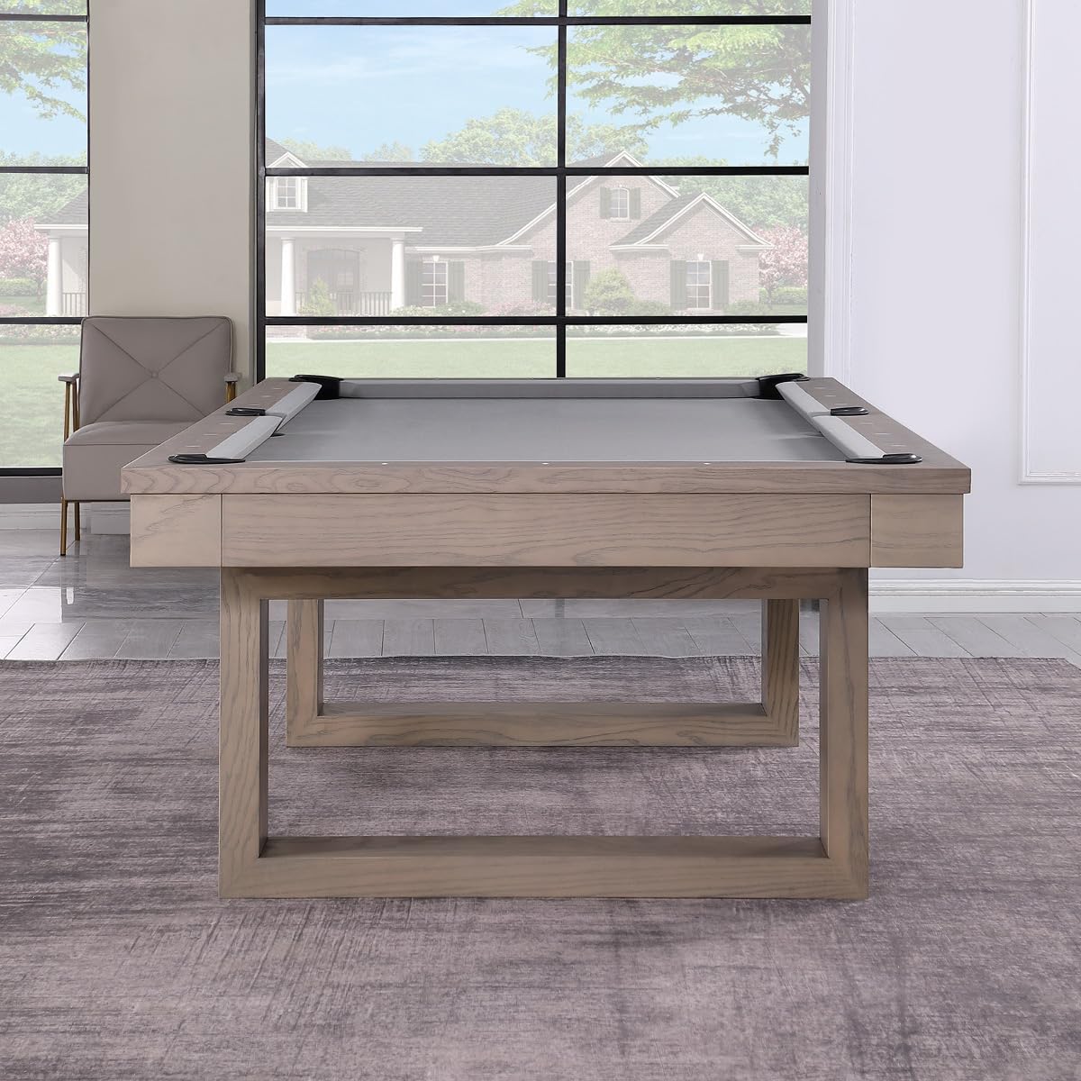 Billiard table, pool table, model Milan 7 ft, with high-quality K-55 rubber band and free choice of cloth - QUORE
