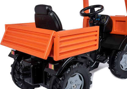 Rolly Toys Unimog Trappenauto, vanaf 3 jaar, met fluisterbanden en knipperlicht, voor kinderen vanaf 3 jaar, 038237