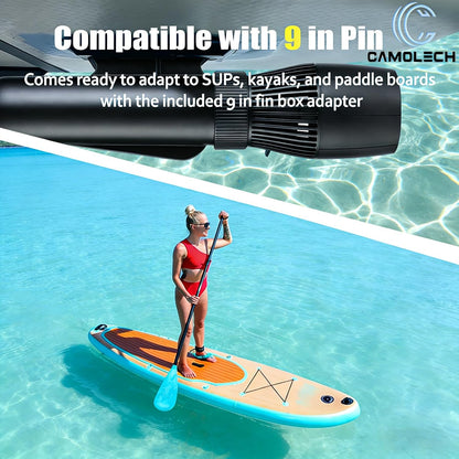 Onderwater Scooter 500W RC Sup Motor 10-Speed Schakelaar, 40M Diepte Zwembad Zee Scooter voor Jet Surfboard, 30M Waterdichte Tas