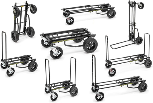 Transportkar – Transportwagen – Trolley – Handkar – Vouwkar – All-Terrain Uitvoering – Voor Verschillende Ondergronden – Donkere Afwerking