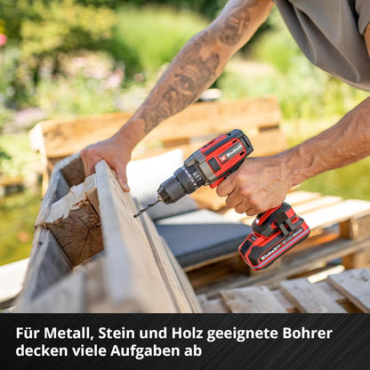 Einhell Gereedschapskoffer voor renovatie, 78 delen (renovatie, boor, bit, spatel, tang, hamer, e-case-systeem)