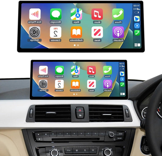 Road Top CarPlay Screen, 12.3 inch Car Radio Touch Screen for BMW 3/4 Series F30/F31/F32/F33 with NBT System (2012-2015 year), Car Stereo with Narrow Edge, Compatible with CarPlay/Android Car/MirrorLink - QUORE
