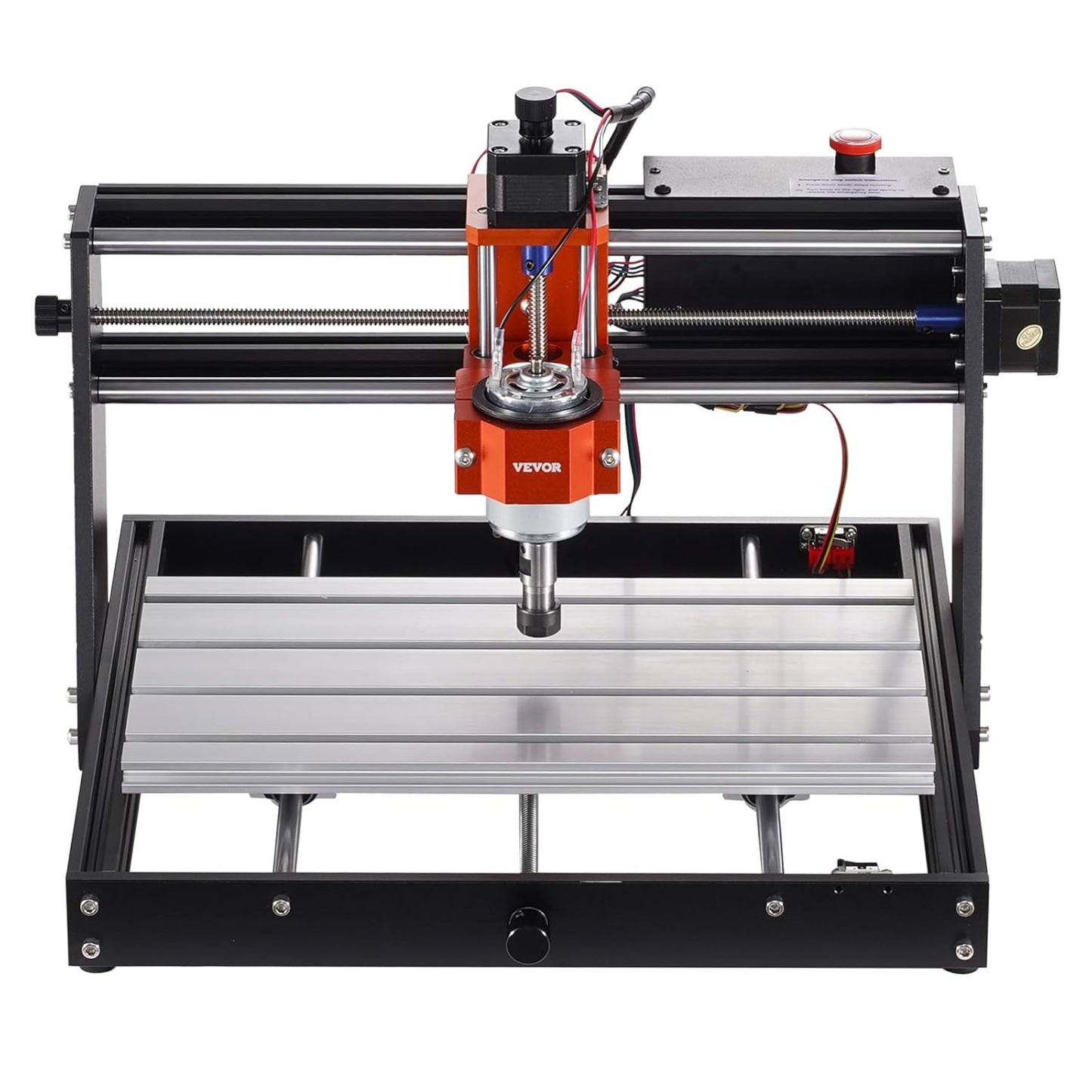 VEVOR CNC-graveermachine, 120 W, freesmachine voor houtsnij- en graveermachine, met GRBL-bediening, 3 assen, werkbereik 300 x 200 x 72 mm, voor hout, acryl, MDF, pvc, schuimkunststof