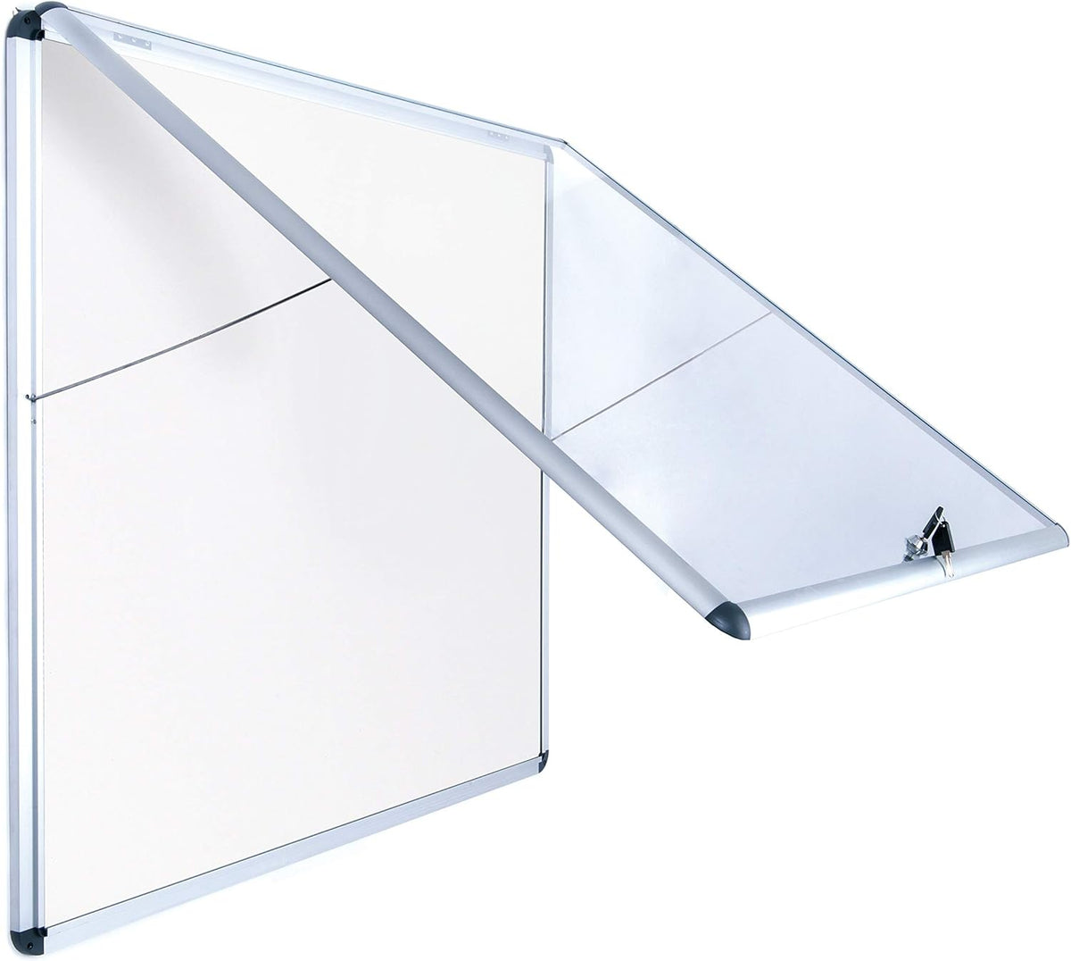 Bi-Office VT350109150 Enclore magnetische vitrine met scharnieren, plafond, 874x603 mm