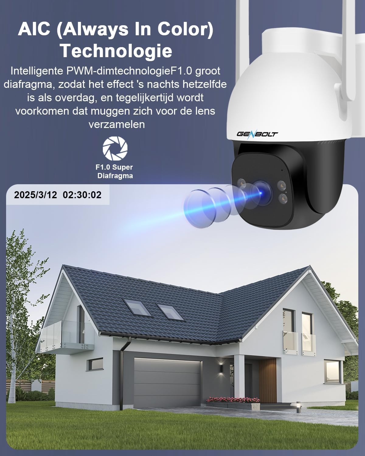 Beveiligingscamera – CCTV Camera – Bewakingscamera – Outdoor Camera – Draadloze Camera – 24/7 Opname – 4G LTE Zonder WiFi