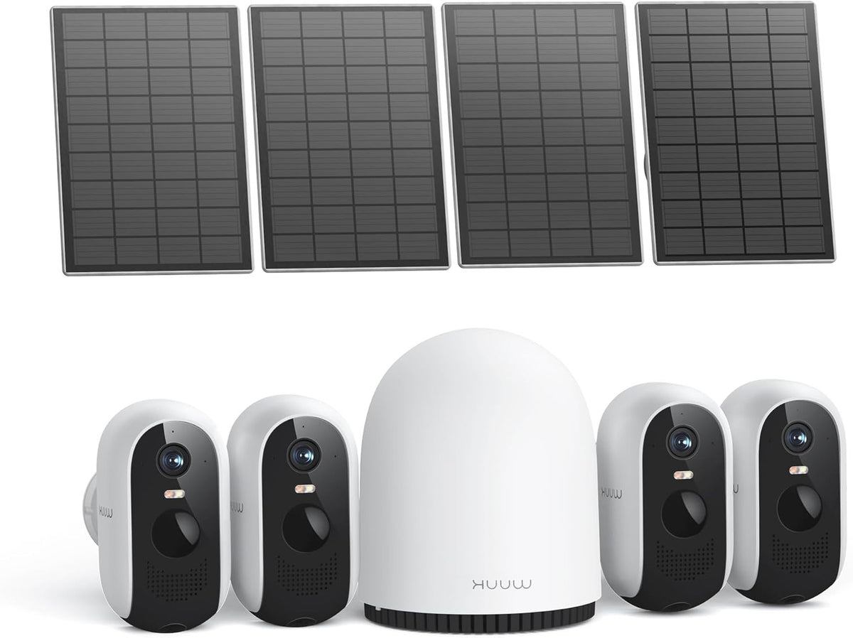 Bewakingscamera Buiten – Buitencamera – Veiligheidscamera – Camerabewaking – Outdoor Camera – 2K QHD Resolutie – Zonne-energie Met Ingebouwde Accu