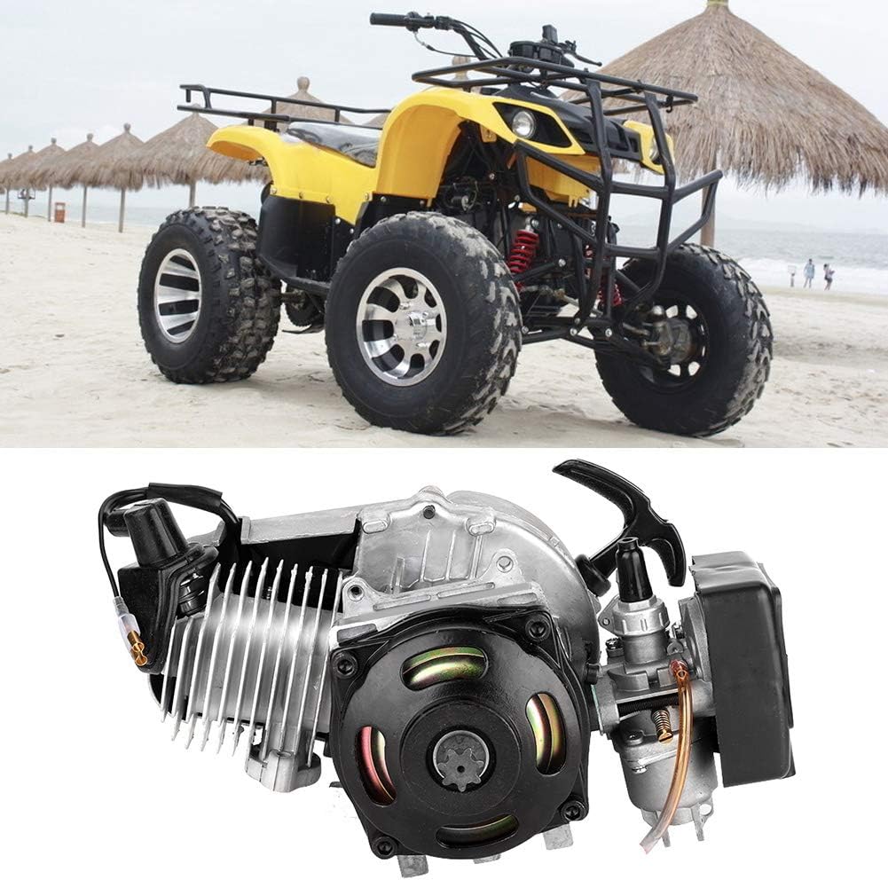 KUIDAMOS Powerful Aluminum 2 Stroke Motor for Mini Pocket Pit Quad Dirt Bike ATV Buggy, Durable Material, Strong Force for Vehicles for Adults, Material: Aluminum Alloy - QUORE