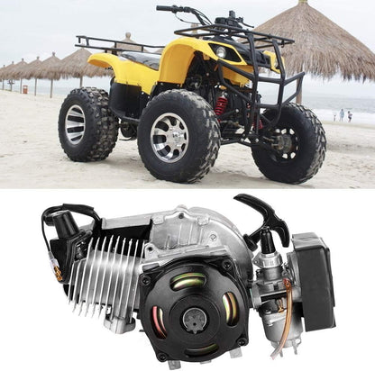 KUIDAMOS Powerful Aluminum 2 Stroke Motor for Mini Pocket Pit Quad Dirt Bike ATV Buggy, Durable Material, Strong Force for Vehicles for Adults, Material: Aluminum Alloy - QUORE