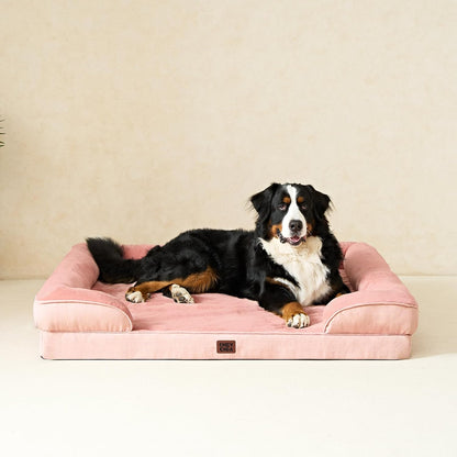 Orthopedische Hondenmand – Hondenkussen – Hondenbed – Hondenmat – Honden Sofa – Memory Foam – Waterdicht – Antislip – Afneembare Wasbare Hoes – Hoge Opstaande Randen – Geschikt Voor Kleine En Middelgrote Honden