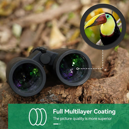 Svbony SA205 Binoculars for Adults,8X42 ED Glass BAK4 Prism FMC Lens High Power Magnification Binoculars Clear Viewing Area,Carrying Case,Carrying Strapfor Travel Bird Watching Astronomy - QUORE