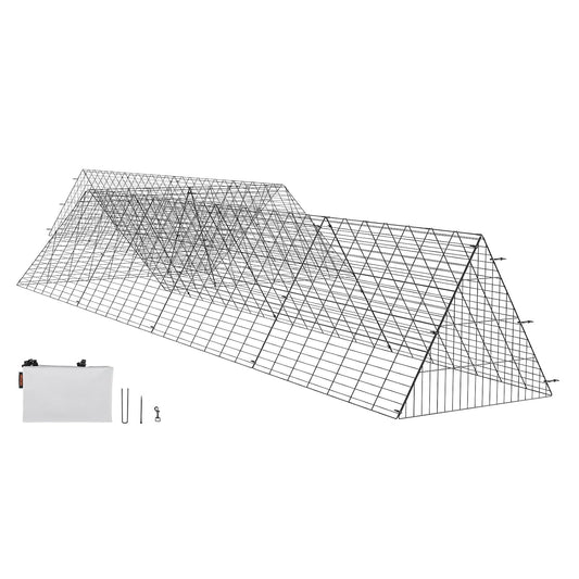 VEVOR Chicken coop with corner frame, 730 x 200 x 61.5 cm, suitable for ducks, rabbits, poultry cage - QUORE