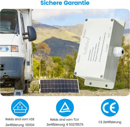 Briidea 16A 230 V RV Netwerk Prioriteit Schakelaar Station 16A Schakelaar Station Camping Inverter 16A