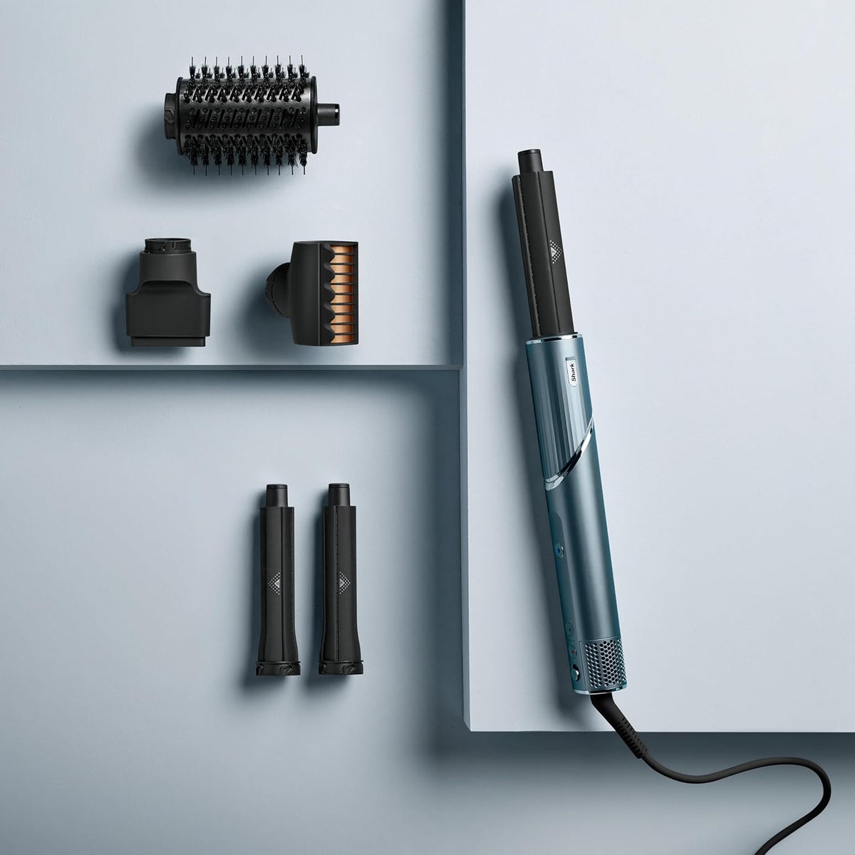 5-in-1 Air Styler En Haardroger – Föhn – Föhnborstel – Krulborstel – Multistyler – Teal Limited Edition Giftset – 32 Mm En 24 Mm Air Curlers – Geen Warmteschade