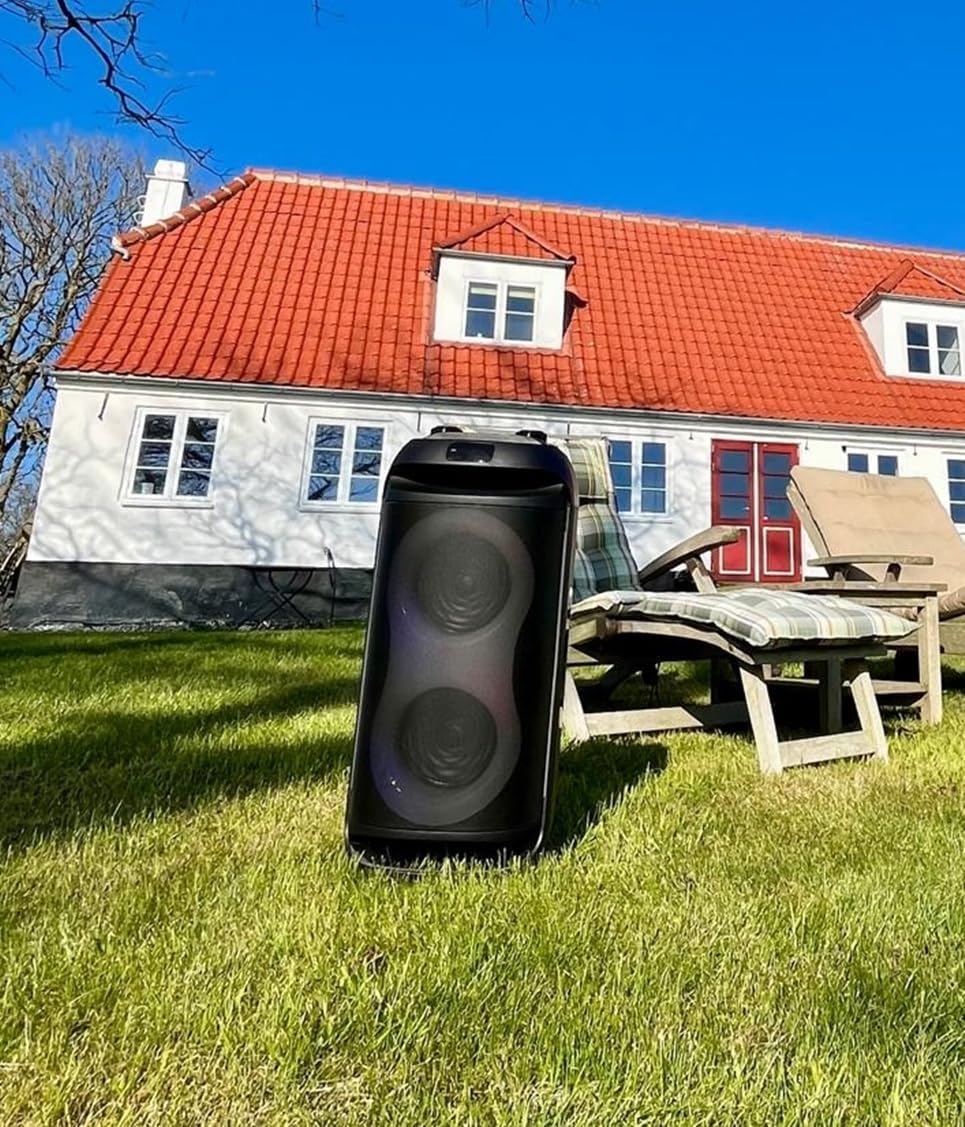 Mobiele Party Speaker Met Microfoon – Bluetooth Speaker – Karaoke Speaker – DJ Speaker – Muziekbox – 500 W – 10 Uur Batterijduur