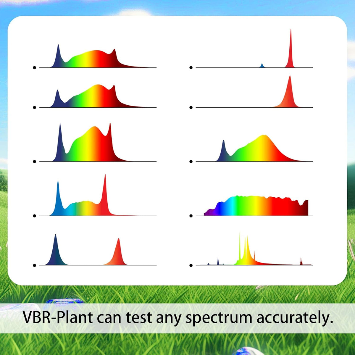 VBR-Plant PAR Meter R,G,B PAR Seperately Daily Light Integral