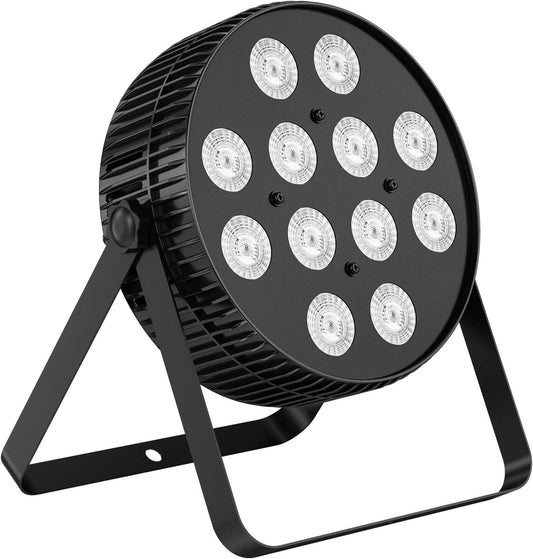 LED Parlicht – LED Partylicht – LED Stage Light – DJ Licht – RGB Par Light – 4-in-1 Kleurmenging Met Paars – DMX512 8-Kanaals Met Stemgestuurde Modus