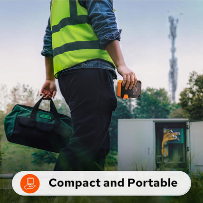 Makeid P31S Industriële labelprinter, draagbaar, bluetooth, thermische transfer labelprinter, compatibel met app en pc, krimpkousetiketten, voor industrie en buitengebruik