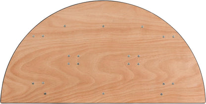 Flash Furniture 48'' Half-Ronde Houten Vouwen Banket Tafel