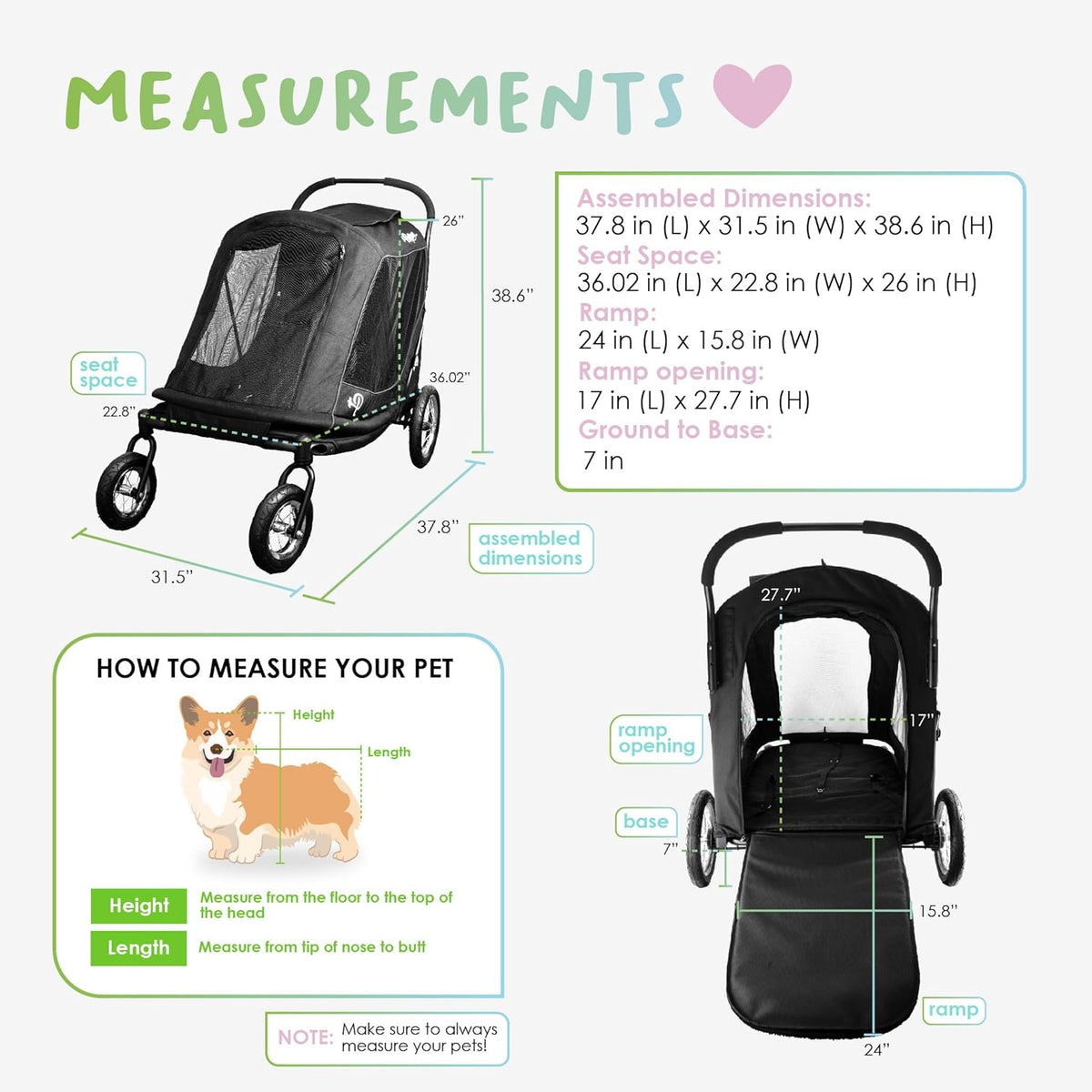 Apollo 3-in-1 wandelwagen voor huisdieren | hondenbuggy | hondenkinderwagen | hondenkinderwagen | hondenwielen | lichtgewicht afneembare opvouwbare draagbare huisdierendragers tas jogger voor