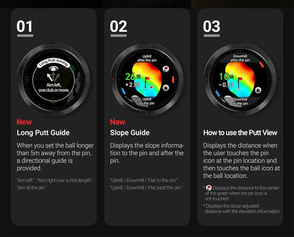 Voice Caddie T11 GPS-golfhorloge, uniseks, volwassenen, zwart, eenheidsmaat