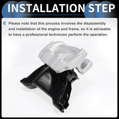 Motorsteun Motorbevestiging No.50820T1Wa01 Voor Honda Cr-V 2012-2016 Zwart Zilveren Toon 1 Stuk