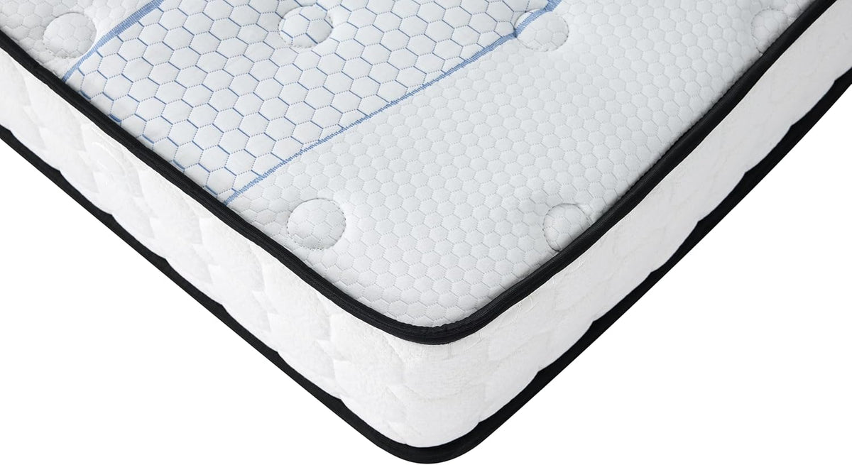 EGO HOME Matras, 140 x 200 cm, hardheidsgraad H3, 23 cm, ergonomische 7-zones, hoogwaardige koudschuimmatras, met wasbare overtrek, ademend schuimmatras, rolmatras, Oeko-Tex gecertificeerd