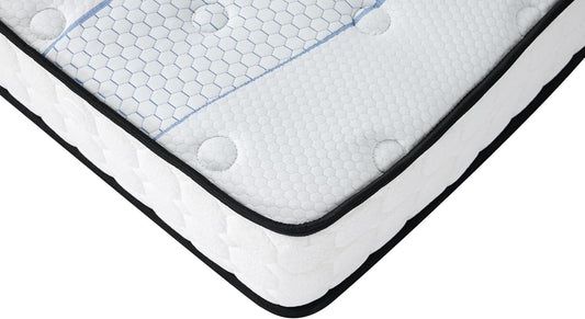 EGO HOME Matras, 140 x 200 cm, hardheidsgraad H3, 23 cm, ergonomische 7-zones, hoogwaardige koudschuimmatras, met wasbare overtrek, ademend schuimmatras, rolmatras, Oeko-Tex gecertificeerd