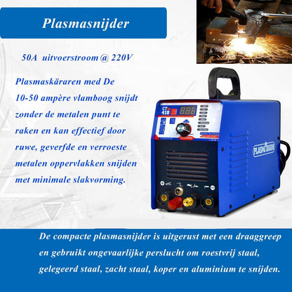 CT418P 3-in-1 combo plasmasnijder WIG lasapparaat MMA omvormer combo lasapparaat plasmasnijder TIG MMA | IGBT | digitaal LCD-scherm | HF-ontsteking CT418P