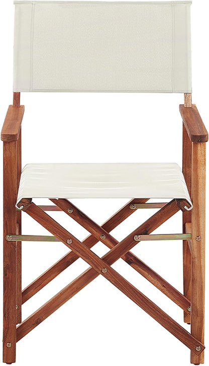 Tuinstoelen – Tuinstoelen – Klapstoelen – Balkonstoelen – Acaciahouten Stoelen – Set van 2 – Verstelbare Rugleuning – Opvouwbaar & Ruimtebesparend