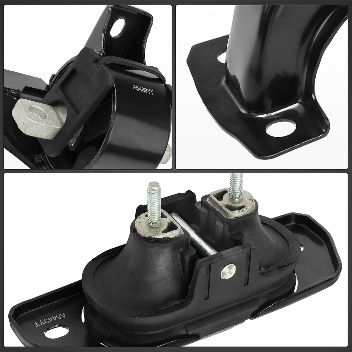 Frankberg 3 x voor en achter motorlagers + 1 x versnellingsbak compatibel met Sebring JS 2.4 VVT 2007-2010 Sebring Cabriolet JS 2.4 VVT 2007-2010 Replace# 5085078AB 5085079AB