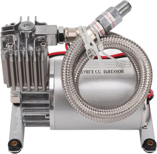 Universele Luchtcompressor – Heavy Duty Compressor – Air Pump – 12V Compressor – Luchtpomp 20A 150 PSI – Stevig Metaal – Temperatuurbeveiliging