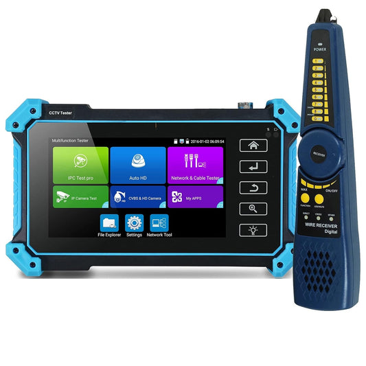 CCTV Tester Monitor 5 Inch Touchscreen IP AHD TVI CVI Camera Tester Analoge Camera Test Ondersteuning POE WIFI PTZ 1080 P H.265 IPC-5100 Plus