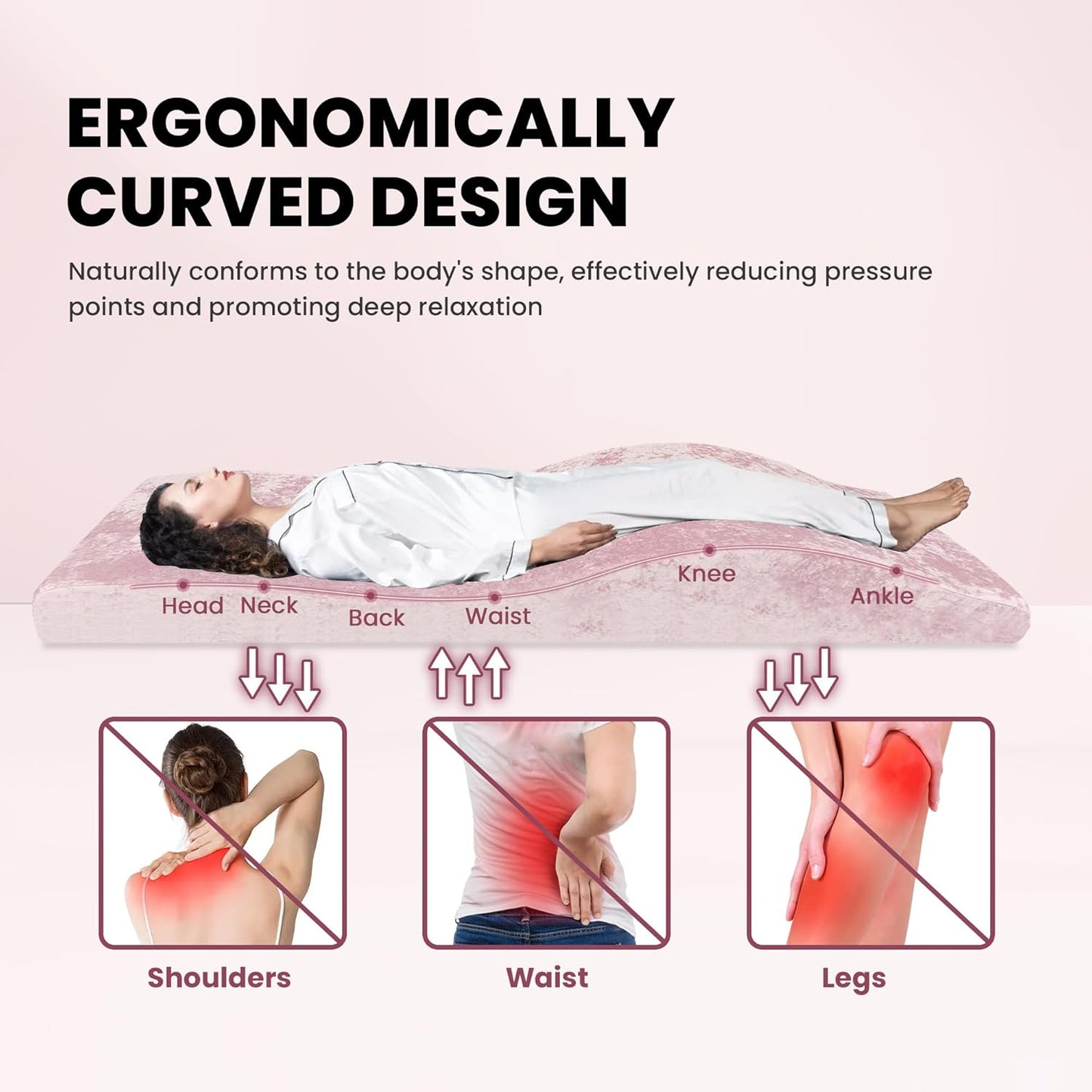 Lash Bed Topper van Hoogwaardige Dichtheidsschuim – Ergonomisch Wimperkussen voor Massagetafel, Comfortabel Foam Matras voor Schoonheidssalon
