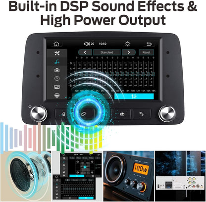 Autoradio – Auto Stereo – Multimedia Speler – Inbouw Radio – Navigatie Systeem – Snelle Opstart Linux Systeem – Draadloze CarPlay & Android Auto