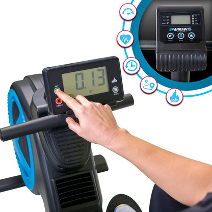 Rower Ultra Camera Rowing Device Foldable Magnetic Adjustable 8 Levels - QUORE