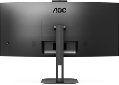 AOC V5 CU34V5CW/BK LED display 86,4 cm (34") 3440 x 1440 pixels Wide Quad HD Noir