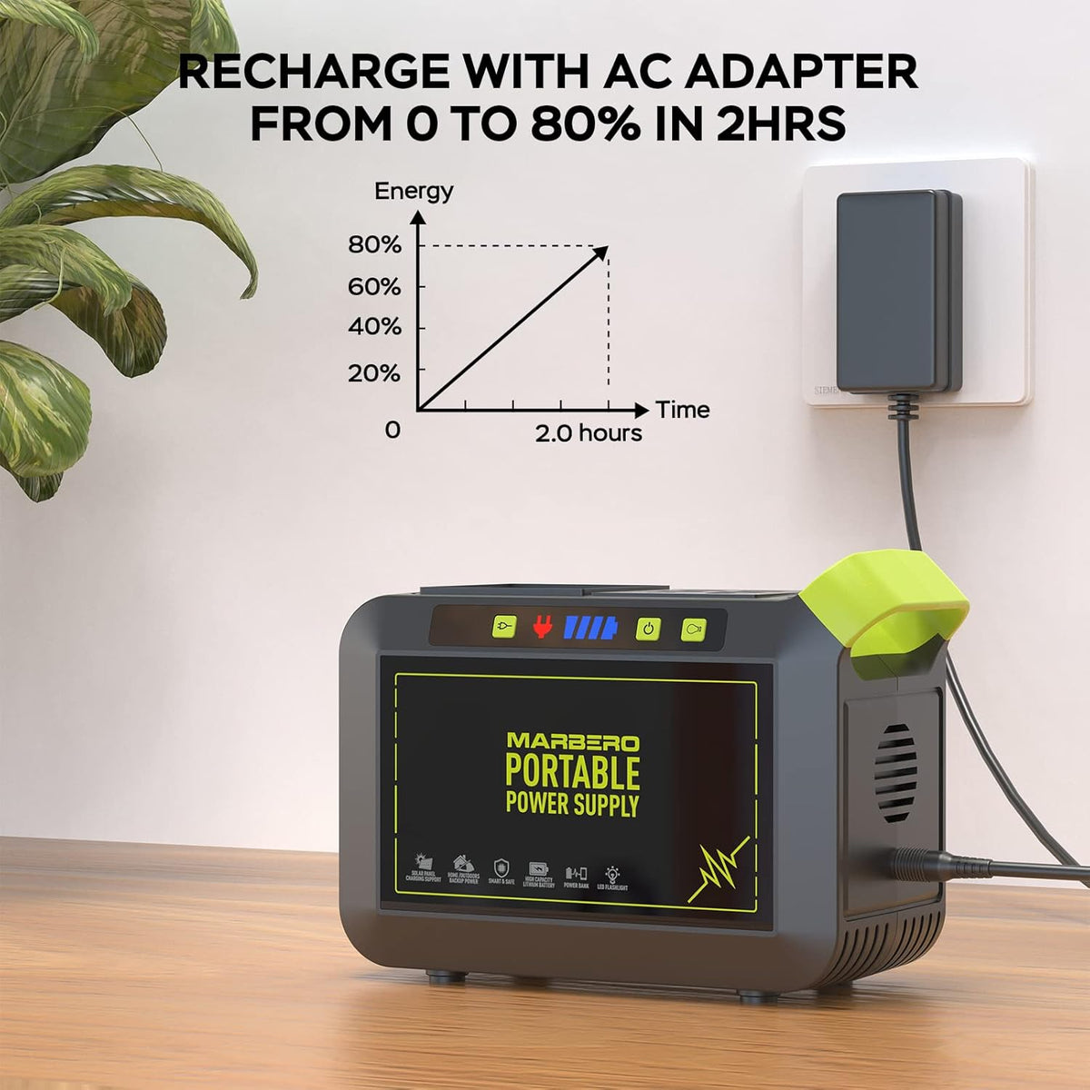 Draagbare Powerstation – Generator – Accubank – Mobiele Energie – Powerbank – 88Wh 24000mAh – Compact en Lichtgewicht – Meerdere Snellaadpoorten - QUORE