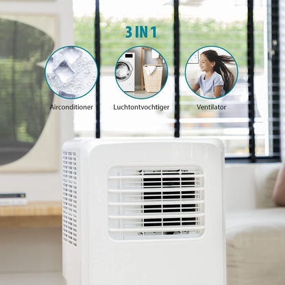Tristar AC-5531 Mobiele Airconditioner – 3 in 1 Airco, Ontvochtiger en Ventilator - 10.500 BTU Koelvermogen - 1149 Watt - Energieklasse A