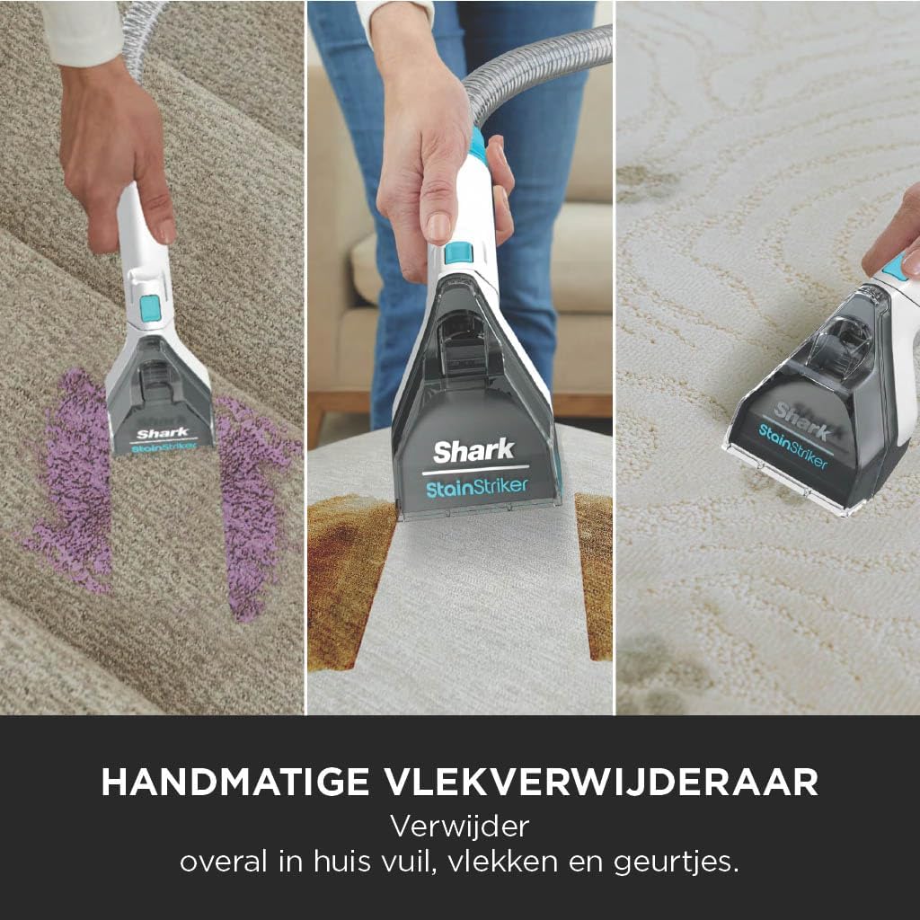 Vlekkenverwijderaar – Spotreiniger – Vlek- en Geurverwijderaar – Tapijtreiniger – Dierenvlekkenreiniger – Compact en Draagbaar – Twee Reinigingsformules