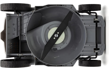 IKRA Accu Grasmaaier Mulchmaaier ICM 2/2037 incl. 2x accu & dubbele snellader, incl. reserve mes