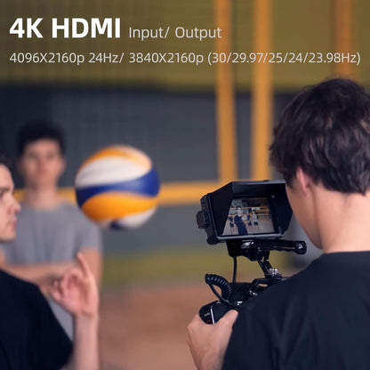 VILTROX 5.5 Inch 1200nits 4K 10bit HDMI Field Monitor, Touchscreen 3D LUT Draagbare Videokit Met Batterij, On-Camera RGB Parade Histogram Golfvorm Focus Assist (DC-550 Pro)