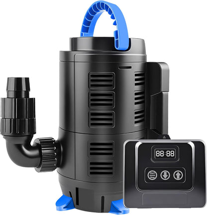 Vijverpomp – Waterpomp – Beeklooppomp – Filterpomp – Fonteinpomp – Regelbaar – 180W Eco-Motor – 15.000 l/u Capaciteit